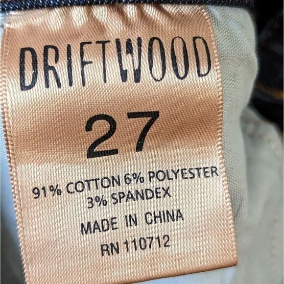 Driftwood Jeans Colette Cuffed Boho Floral Embroidered Jeans‎ women's sz … - Picture 13 of 16